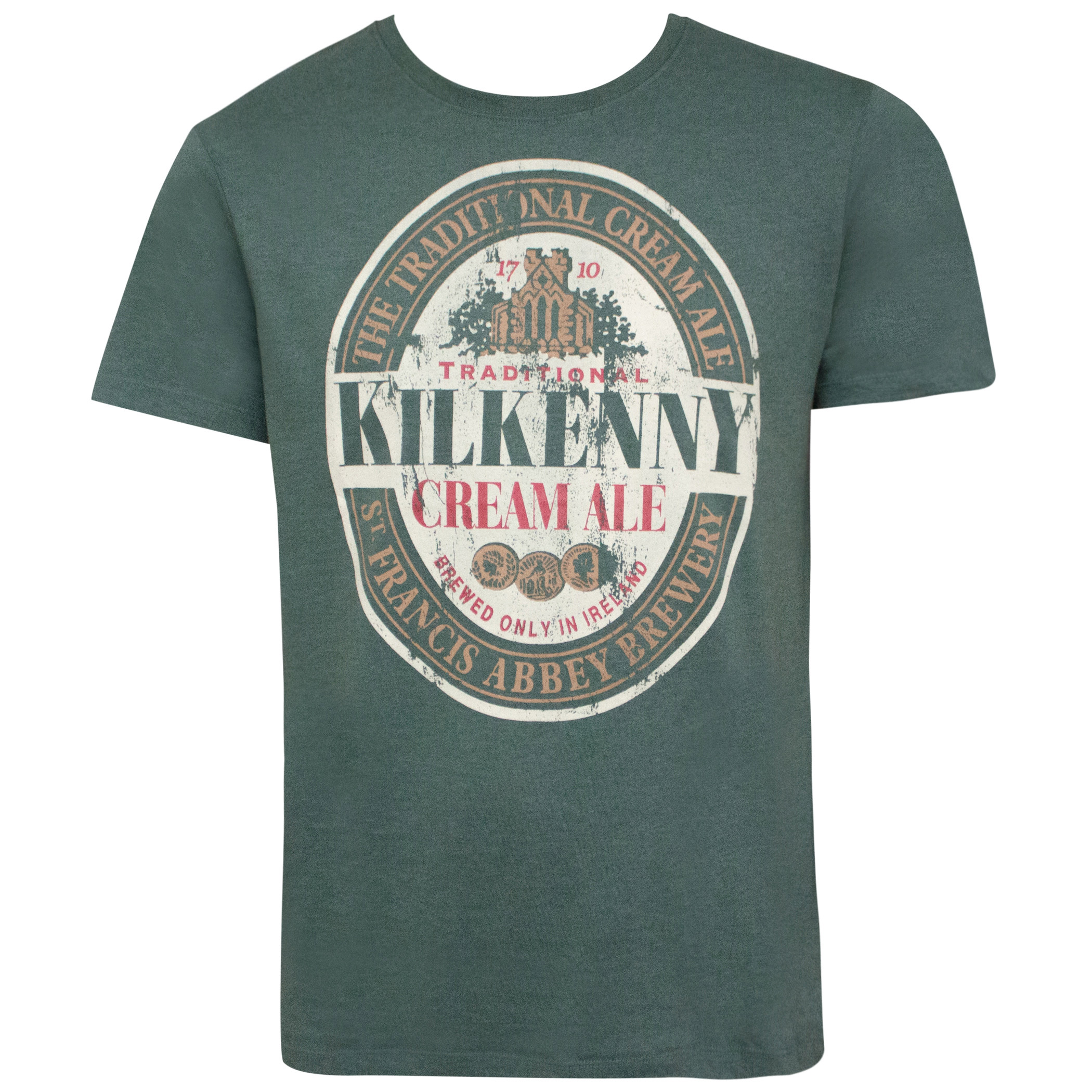 Kilkenny Irish Beer Men's Green Logo T-Shirt
