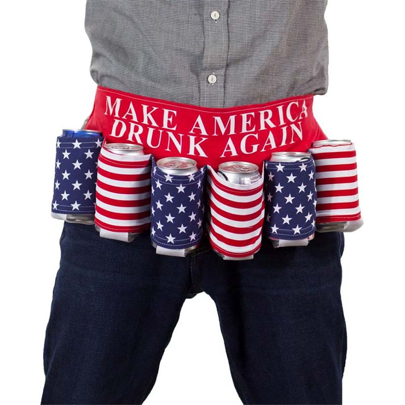 Make America Drunk Again Patriotic Beer Belt Make America Drunk Again Patriotic Beer Belt