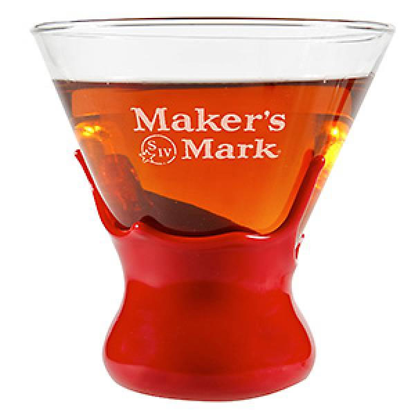 Maker's Mark Whiskey Cocktail Glass With Wax Seal