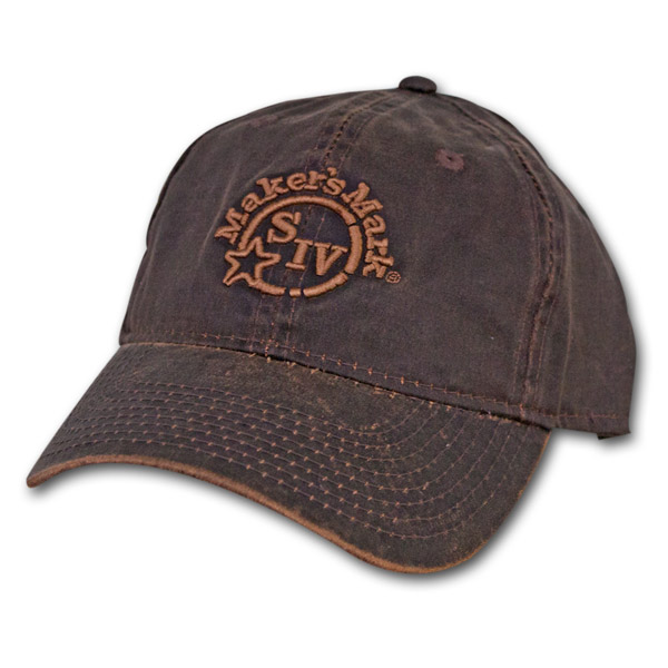 Maker's Mark Whiskey Oil Cloth Baseball Hat