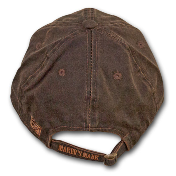 Maker's Mark Whiskey Oil Cloth Baseball Hat Maker's Mark Whiskey Oil Cloth Baseball Hat