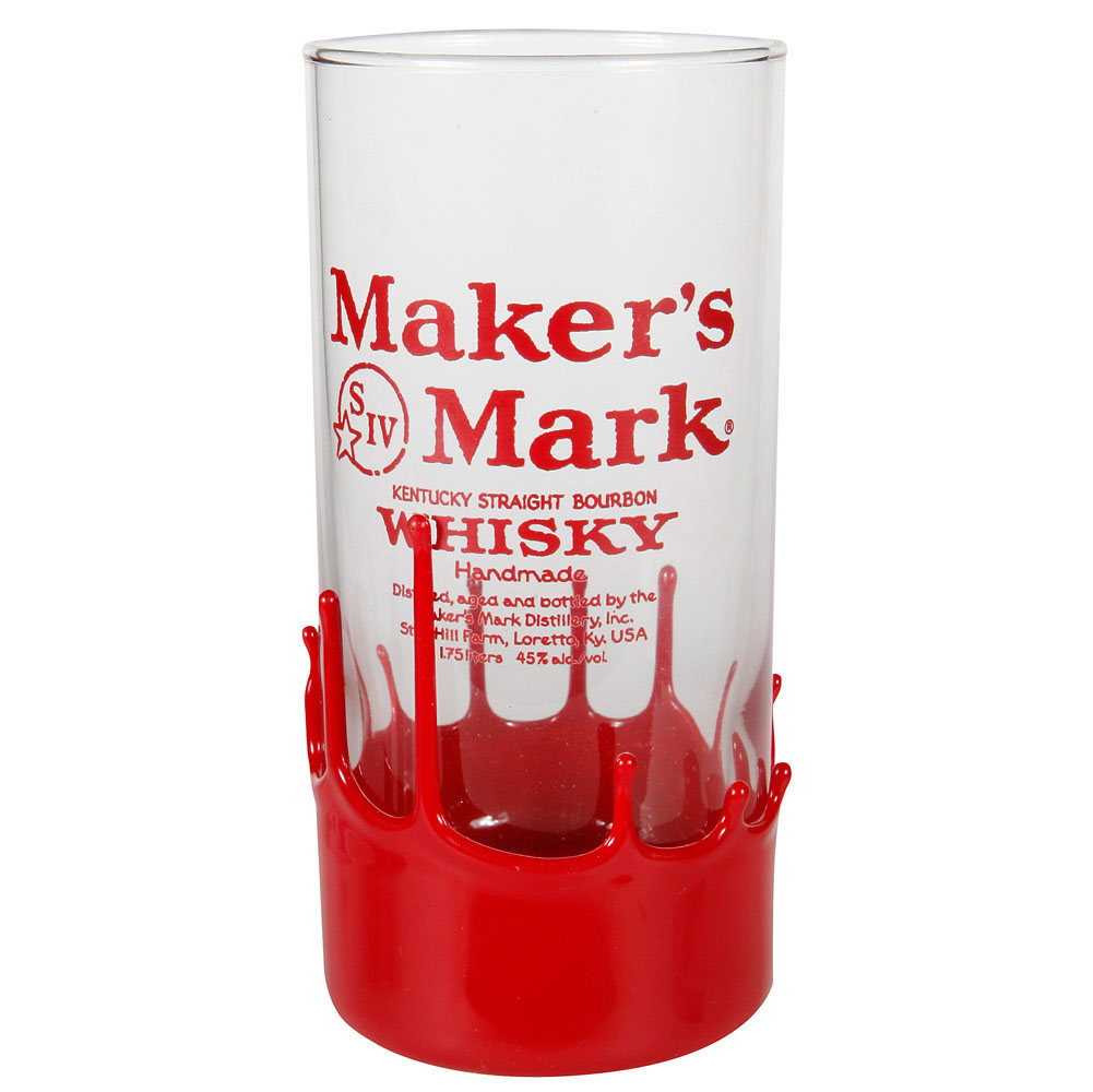 Maker's Mark Red Wax HiBall Glass