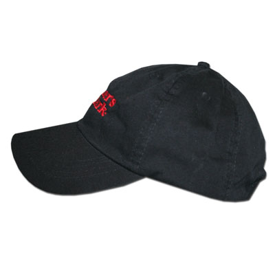 Makers Mark Red Logo Black Adjustable Cap