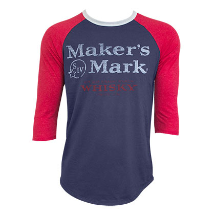 Maker's Mark Baseball Sleeve Tee Shirt