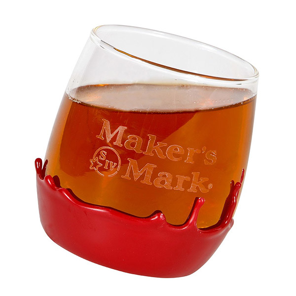 Makers Mark Dipped Rolling Rocks Glass