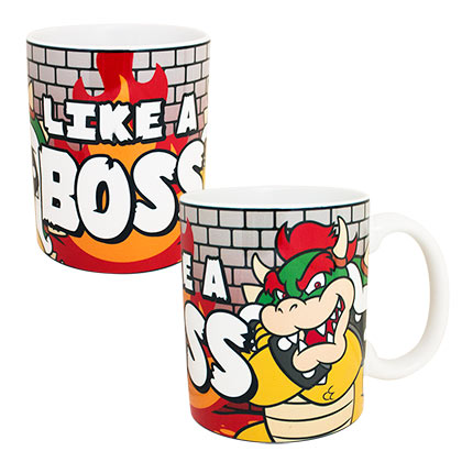 Super Mario Bros. Bowser Like A Boss 11oz Coffee Tea Mug
