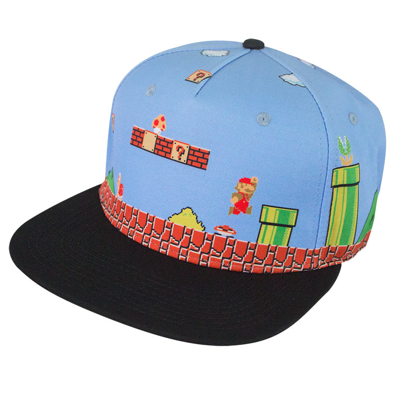 Super Mario Bros Original Level Snapback Hat