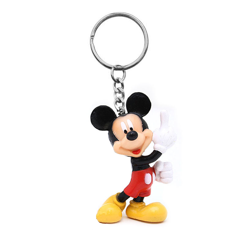 Disney Mickey Mouse Cartoon Plastic Keychain