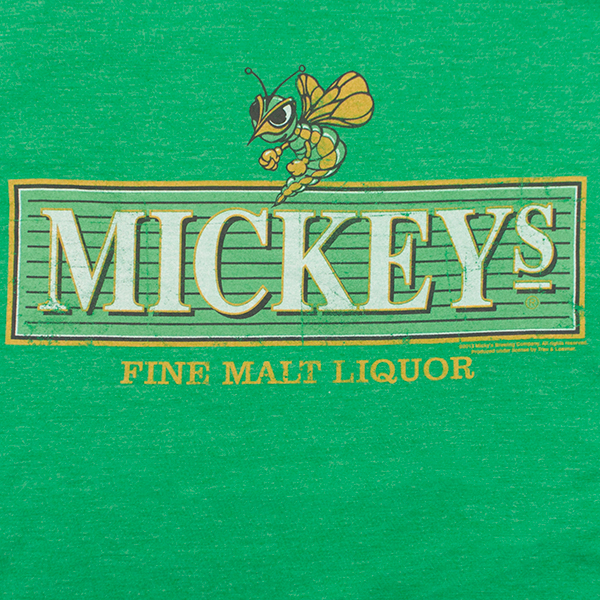 Mickey's Fine Malt Liquor Logo T Shirt - Green Mickey's Fine Malt Liquor Logo T Shirt - Green