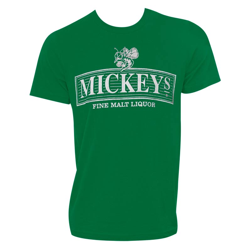 Mickey's Men's Green Fine Malt Liquor T-Shirt Mickey's Men's Green Fine Malt Liquor T-Shirt