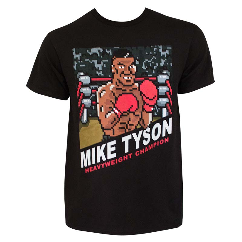 Nintendo Men's Black Mike Tyson Punch Out Champion T-Shirt Nintendo Men's Black Mike Tyson Punch Out Champion T-Shirt