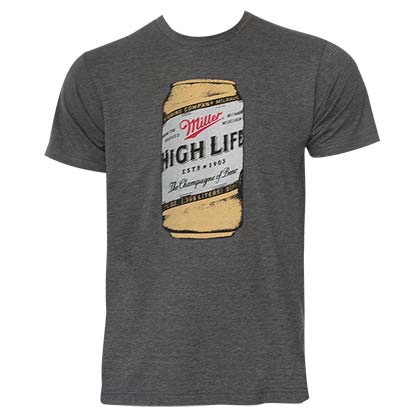 Miller High Life Beer Can Tee Shirt