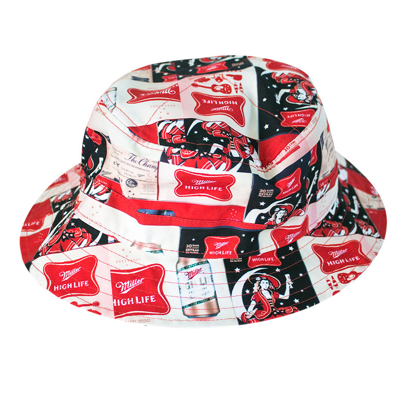 Miller High Life All Over Print Bucket Hat Miller High Life All Over Print Bucket Hat