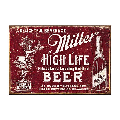 Miller High Life Vintage Logo Magnet
