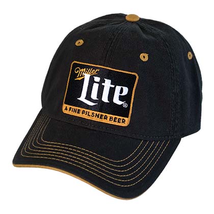 Miller Lite Pilsner Patch Heavy Wash Hat