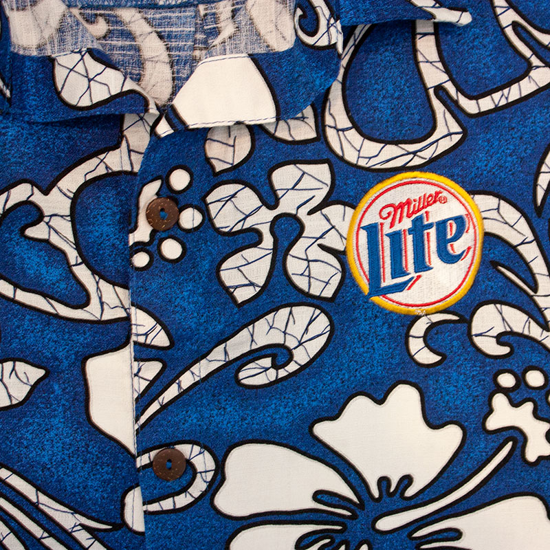 Miller Lite Hawaiian Beer Logo Shirt Miller Lite Hawaiian Beer Logo Shirt