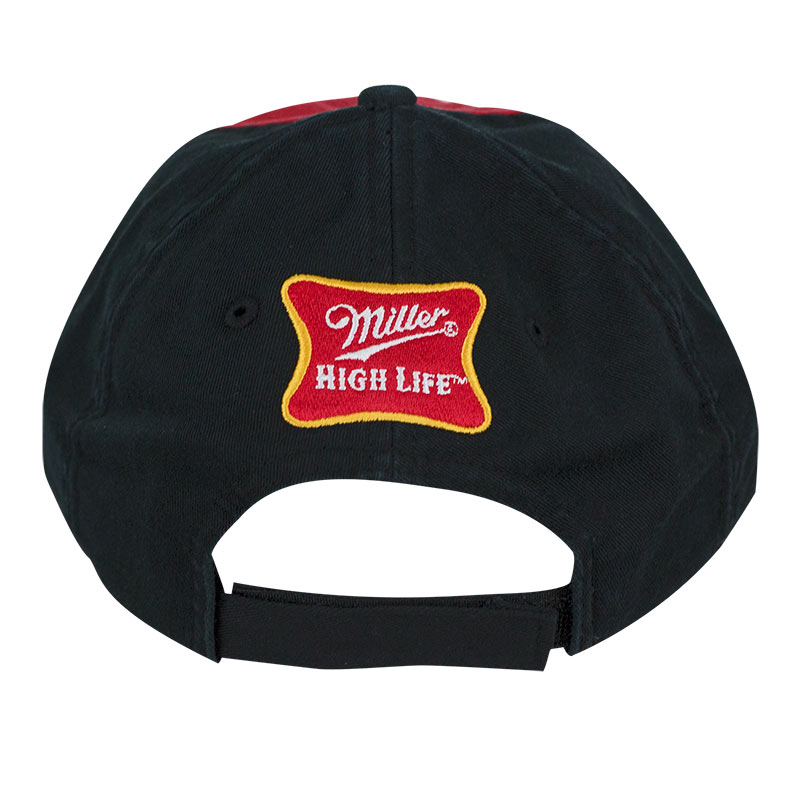 Miller Red And Black Curved Bill Hat Miller Red And Black Curved Bill Hat