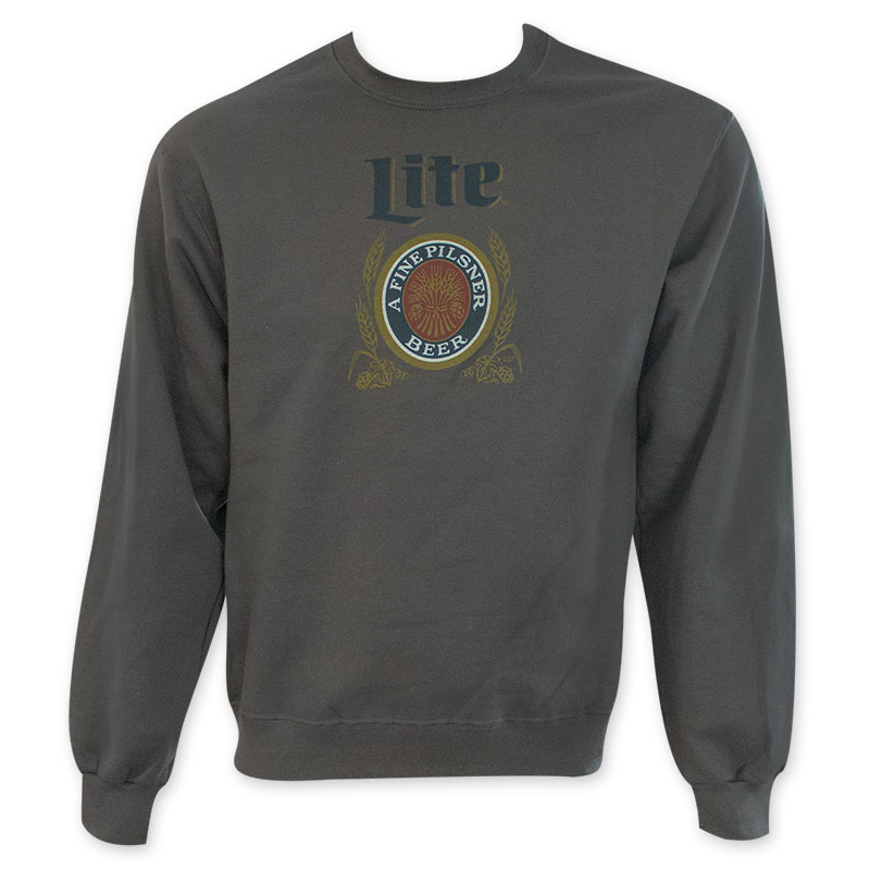 Miller Lite Men's Beer Logo Crew Neck Sweatshirt