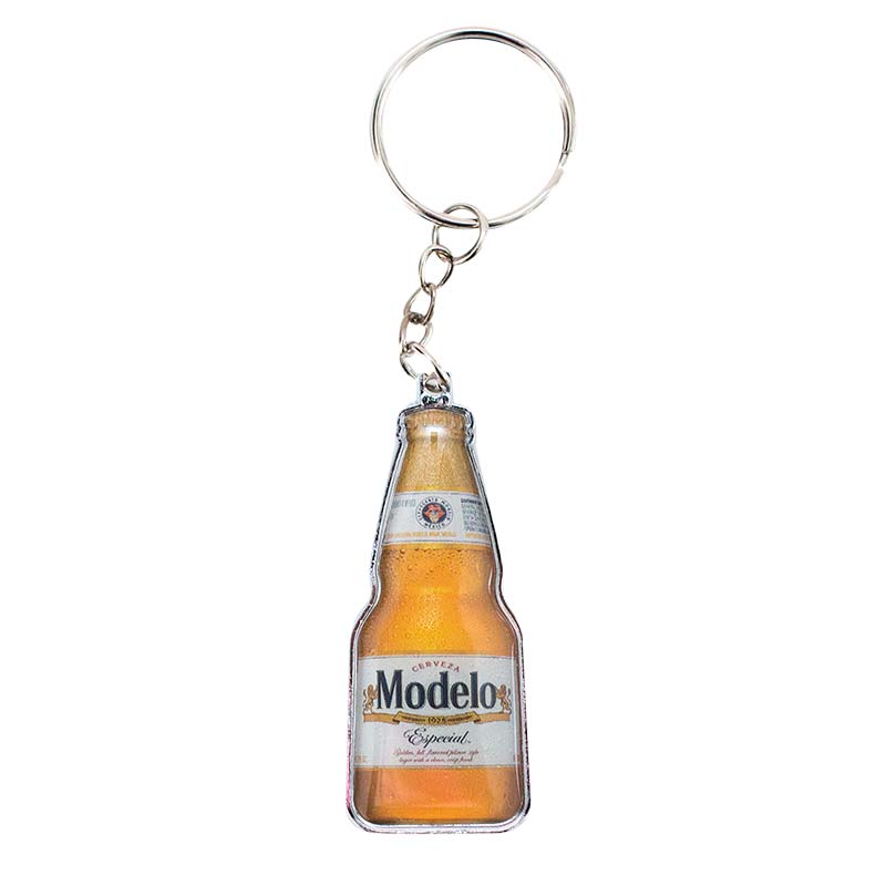 Modelo Especial Bottle Shaped Keychain Opener Modelo Especial Bottle Shaped Keychain Opener