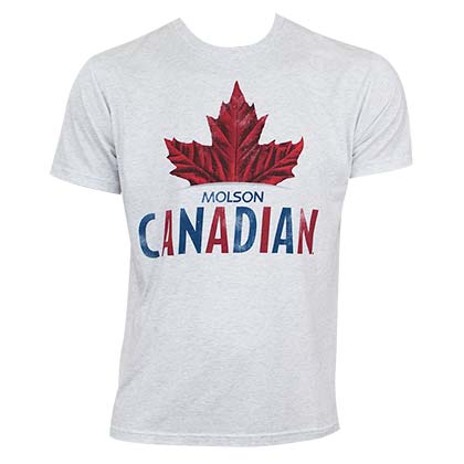 Molson Canadian Leaf Logo Tee Shirt