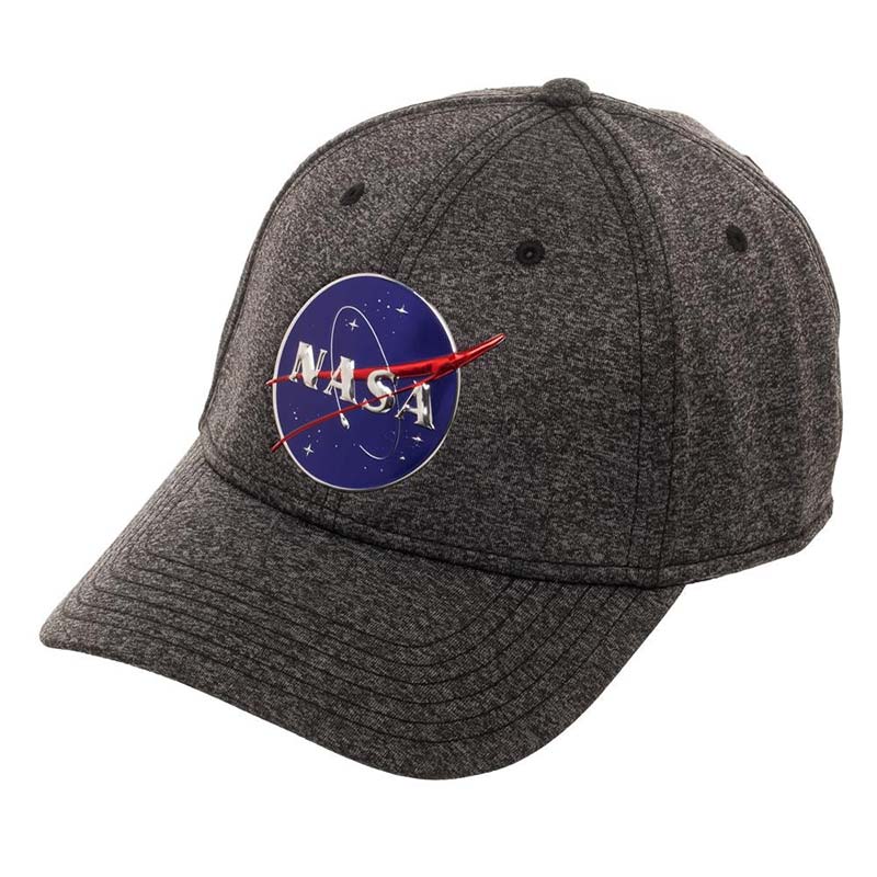 NASA Logo Men's Fitted Grey Hat