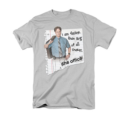 The Office Dwight Snakes Gray T-Shirt