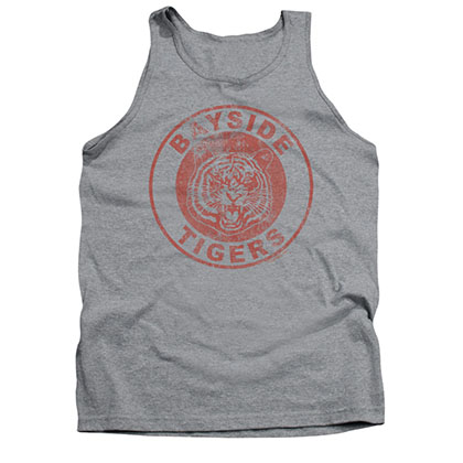 Saved By The Bell Bayside Tigers Gray Tank Top