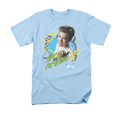 Saved By The Bell Zack Attack Blue T-Shirt