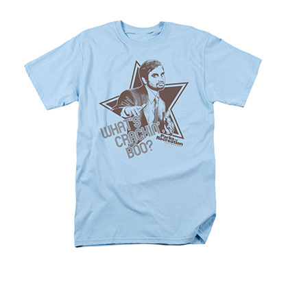 Parks &amp; Recreation What's Crackin Boo Blue Tee Shirt