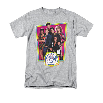 Saved By The Bell Cast Gray T-Shirt