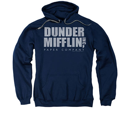The Office Dunder Mifflin Blue Pullover Hoodie