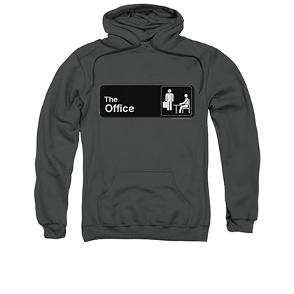 The Office Sign Logo Gray Pullover Hoodie
