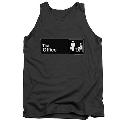 The Office Sign Logo Gray Tank Top
