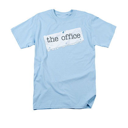 The Office Paper Logo Blue T-Shirt