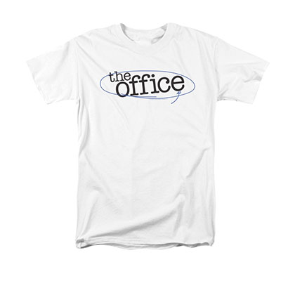 The Office Circled Logo White T-Shirt