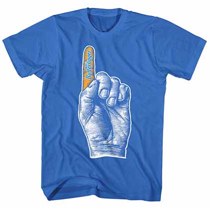 Nestle Butterfinger Finger Mens Royal T-Shirt