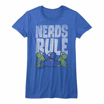 Nestle Nerds Rule Womens Royal T-Shirt