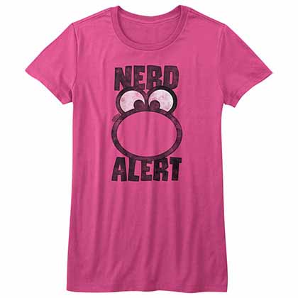 Nestle Face Alert  Womens Fuchsia T-Shirt