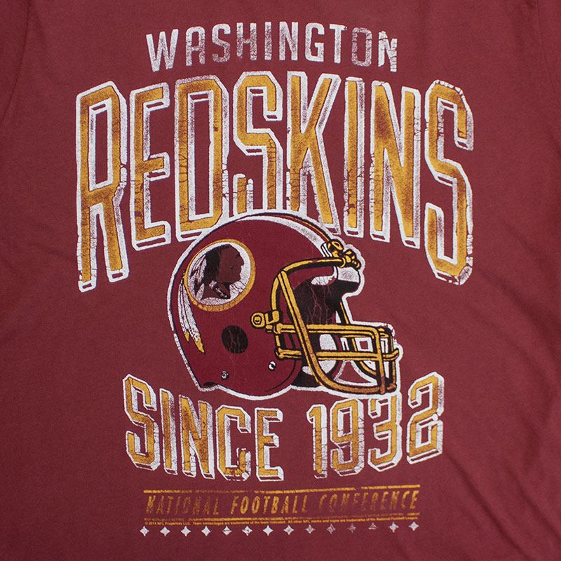 Junk Food Burgundy Washington Redskins 1932 Nfl T Shirt