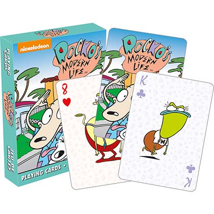 Rocko's Modern Life Cartoon Playing Cards Nickelodeon