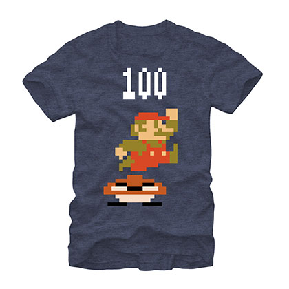 Nintendo Mario Goomba Plop Blue T-Shirt