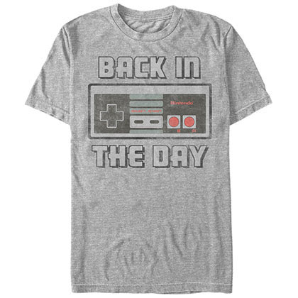 Nintendo Back In The Day Gray T-Shirt