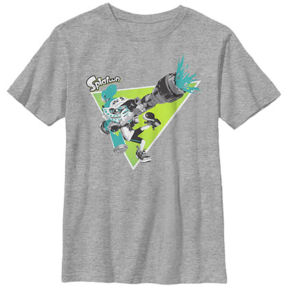 Nintendo Canon Splat Gray Unisex Youth T-Shirt
