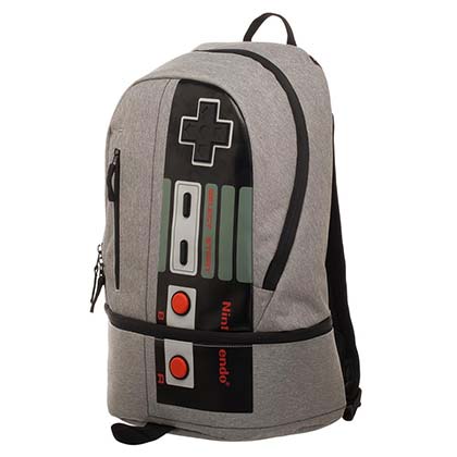 Classic NES Nintendo Controller Bottom Zip Backpack