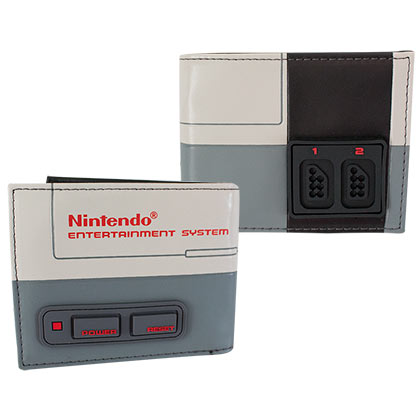 Nintendo Classic NES 3-D Raised Buttons Wallet