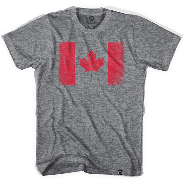 Men's Faded Canadian Flag T-Shirt