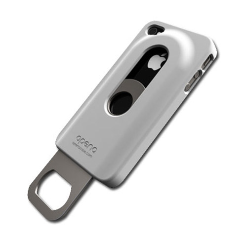 Opena iPhone 4 4S Beer SlideOut Bottle Opener Case White