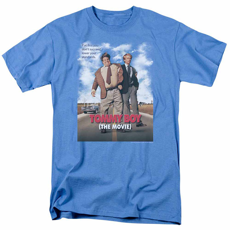Tommy Boy Movie Poster Blue TShirt