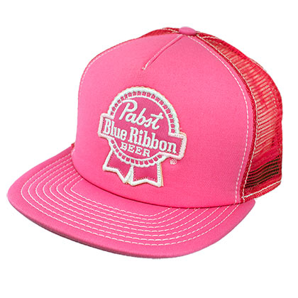 PBR Pabst Blue Ribbon Pink Women's Trucker Hat