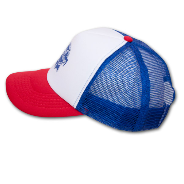 Pabst Blue Ribbon (PBR) Trucker Hat - Red, White & Blue Pabst Blue Ribbon (PBR) Trucker Hat - Red, White & Blue